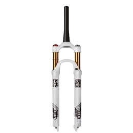 Generic Mountain Bike Fork 26 / 27.5 / 29 inch Electric Mountain Bike Air Suspension Inverted Downhill Fork，Thru Axle Boost Travel 120Rebound Adjust Straight Tapered Disc Brake Bicycle Front Forks, shoulder control, 29inch