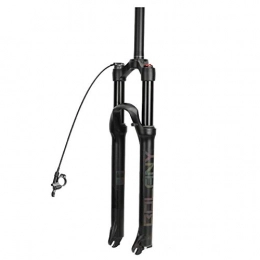 TianyiTrade Spares 26" 27.5" 29" Mountain Bike Suspension Fork, 1-1 / 8" Aluminum Alloy Air Fork Disc Brake Travel 100mm - Black (Design : B, Size : 27.5inch)