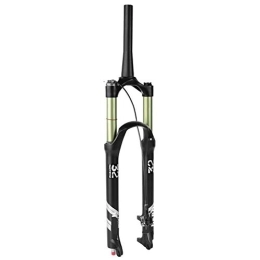 MabsSi Spares 26 / 27.5 / 29 pollici MTB bici forcella anteriore in lega di alluminio canotto conico dritto 140mm viaggio Supension pneumatica con regolazione del ritorno 9mm QR(Size:29, Color:TAPERED REMOTE LOCK)