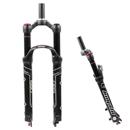 QHY Mountain Bike Fork 26 / 27.5 / 29 Travel 100mm MTB Air Suspension Fork, Rebound Adjust 1 1 / 8 Straight QR 9mm Manual Lockout XC AM Ultralight Mountain Bike Front Forks (Size : 26in)