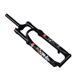 SJHFG Mountain Bike Fork 26 / 27.5 / 29in Bike Suspension Forks, Aluminum Alloy Mountain Bike Suspension Fork Shoulder Control Air Fork (Color : Black, Size : 27.5inch)