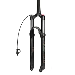 SJHFG Mountain Bike Fork 26 27.5 29in MTB Front Suspension Forks, 1-1 / 2" Magnesium Alloy Disc Brake 9mm Axle Bike Suspension Forks (Color : Wire control, Size : 27.5inch)