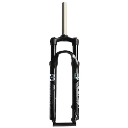 Generic Mountain Bike Fork 26 29 MTB Bike Suspension Fork 120mm Travel, Bicycle Magnesium Alloy Downhill Forks 28mm Axle, 1-1 / 8" Threadless Mountain Bikes Fork, shoulder control, 29inch