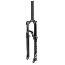 SJHFG Mountain Bike Fork 26 Inch Suspension Forks, MTB Front Suspension Forks Air Pressure Shock Absorber Fork Shock Absorber Fork (Color : Titanium, Size : 26inch)