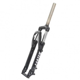 SYLTL Mountain Bike Fork 26in Suspension Fork High-Carbon Steel Downhill Fork Adjust Mountain Bike Air Fork Stroke: 100mm Black / White, Black