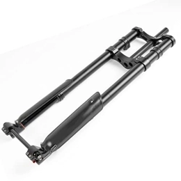 Asiacreate Mountain Bike Fork 26x5.0 Inch MTB Suspension Air Inverted Fork 1-1 / 8'' Straight / Tapered Tube 150x15mm Thru Axle AM / FR Fat Fork Rebound Adjust Downhill Front Fork For Ebike Mountain Bike