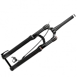 FHGH Mountain Bike Fork 27.5 / 29 Inch Mountain Bike Front Fork Bicycle MTB Fork Bicycle Black Tube Barrel Shaft Gas Fork Mountain Bike Air Shock Absorber Line Control Front Fork With Quick Release