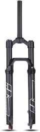 JKAVMPPT Mountain Bike Fork 27.5 29 Inch MTB Air Suspension Fork Travel 140mm Damping Adjustment 28.6mm Straight Tube QR 9mm Mountain Bike Front Forks Disc Brake QR Magnesium +Aluminum Alloy Black ( Color : Hl , Size : 29" )