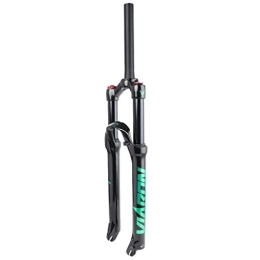 aiNPCde Mountain Bike Fork aiNPCde Mountain Bike Suspension Fork, 26 / 27.5 / 29 Inch Magnesium Alloy MTB Air Fork 1-1 / 8" Disc Brake - About: 1720g (Color : Green, Size : 27.5 inch)