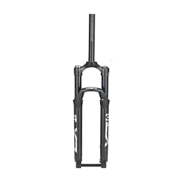 aiNPCde Mountain Bike Fork aiNPCde MTB Air Suspension Fork 26 27.5 29 Thru Axle 15mm×100mm, Travel 120mm Rebound Adjust Mountain Bike Front Forks, for Lightweight Disc Brake Bicycle