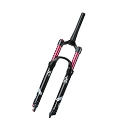 QHYXT Spares Air Fork MTB Bicycle Suspension Fork, 26 / 27.5 / 29 Inch Cone Tube Shoulder Control Damping Adjustment QR 9mm Travel：130mm Bicycle Accessories Suspension