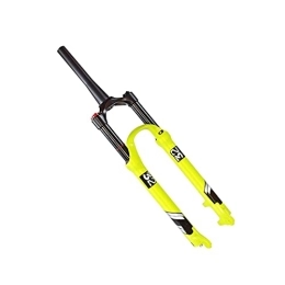QHYXT Spares Air Fork Ultralight Suspension Fork, 26 / 27.5 / 29 Inch Air Fork 1-1 / 2 Cone Tube, Manual Lock and Remote Lock 9mm QR MTB Suspension Fork Suspension