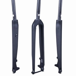 Asiacreate Spares Asiacreate 26 / 27.5 / 29" Full Carbon MTB Fork 1-1 / 8" QR / Thru Axle 3K T800 Carbon Fiber Rigid Forks Disc Brake 28.6mm Straight Tube Light Mountain Bike Front Fork 450g (Color : Thru axle, Size : 26inch)