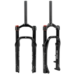 Asiacreate Spares Asiacreate Bike Fat Fork 20 Inch 4.0" Tire HL Mountain Bike Suspension Forks 1-1 / 8" 135mm QR Travel 110mm XC / AM Air Fork For Snow Beach Bicycle
