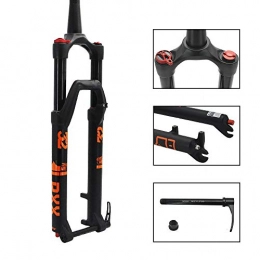 BaisdSport Spares BaisdSport Suspension Fork MTB Mountain Bike Fork 26 / 27.5inch Stroke 100 Mm Suspension Fork Bicycle MTB Fork Magnesium Alloy Tube, Black, 29-inch