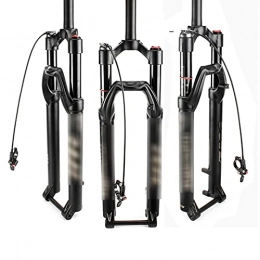 qidongshimaohuacegongqiyouxiangongsi Spares Bicycle fork Air MTB Suspension Fork Pneumatic Front Fork Mountain Bike 26 27.5 29 Inch (Color : 27.5 remote control Black)