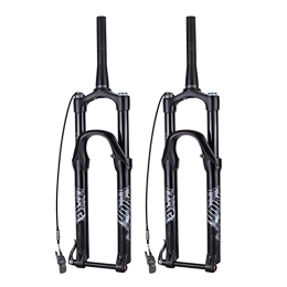 qidongshimaohuacegongqiyouxiangongsi Spares Bicycle fork Mountain Bike Front Fork 26 / 27.5 Cone Pipeline Control Barrel Shaft Damping Magnesium Alloy Air Fork Lockable Front Fork