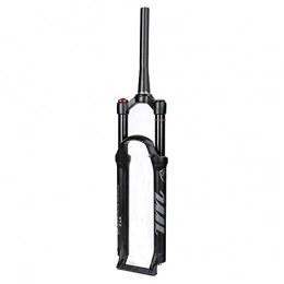 CWYP-MS Spares Bicycle Fork Mountain Bike Front Fork Suspension 26 27.5 29 Inch, Downhill Cycling Mtb Shock Absorber Air Fork - Black (Color : Tapered Hand, Size : 26inch)