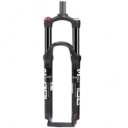 Bktmen Spares Bicycle Front Fork Travel 120mm Straight Pipe 1-1 / 8 Inches Shock Absorber Mountain Bike Suspension Forks Double Chamber (Color : Black, Size : 27.5 inches)