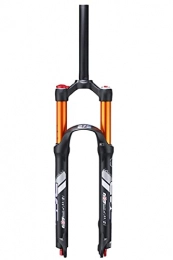 QHY Spares Bicycle Suspension Fork 27.5" Air Shock AM MTB Bike Fork29" Remote Lockout Rebound Adjust Straight Steerer 1-1 / 8" QR 9mm 1670g (Color : Black, Size : 26inch)