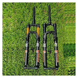 CPXUP2 Spares bike forks Mountain Bike Barrel Axle Front Fork 27.5 29 Inch Magnesium Alloy Damping Lock Spinal Canal Air Fork (Color : Clarinet, Size : 27.5)