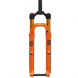 CPXUP2 Spares bike forks Mountain Bike Front Fork Straight Tube Barrel Shaft Magnesium Alloy Air Fork Lockable Damping Shock Absorbing Front Fork (Color : Orange, Size : 27.5 inch)