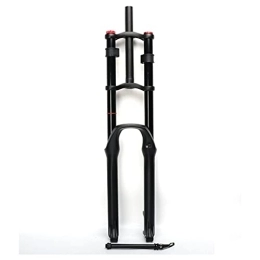 SuIcra Mountain Bike Fork Bike Front Fork DH MTB Disc Brake Bike 1-1 / 8" Bicycle Suspension Fork Hub Spacing 100mm Air Damping For 2.4" Tire QR 9MM (Color : AIR THRU AXLE, Size : 29in)