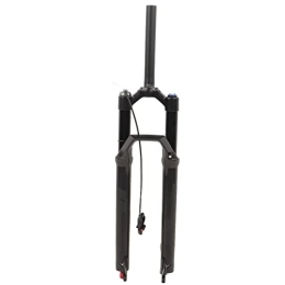 Dilwe Spares Bike Front Fork, Straight Line Control 29 Inches, 34mm Damped Suspension Front Fork for Mountain Bike