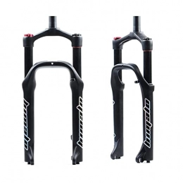 AWJ Spares Bike Suspension Fork 20 4, 0 MTB Air Fork Mountain Bicycle Front Forks Fat Fork 9MM Quick Release Shoulder Control