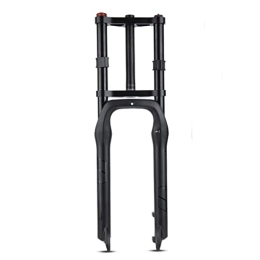SuIcra Spares Bike Suspension Fork 20inch 26inch 4.0 Tire Snow Beach Shock Absorber Bicycle Front Fork For Mountain Bike Air Double Shoulder (Size : 20")