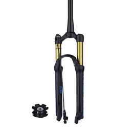 Boxkat Mountain Bike Fork Bike Suspension Fork 26 / 27.5 / 29" For Mountain Bike Air Forks Shock Absorber Straight Tube Ultralight Bicycle Rebound Adjust (Color : Tapered Remote Lockout, Size : 27.5 inch)