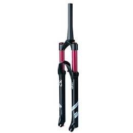 SJHFG Mountain Bike Fork Bike Suspension Forks 26 / 27.5 / 29inch, Cone Tube 1-1 / 2" Manual Lock Damping Shock Absorber Mountain Air Fork (Size : 27.5inch)