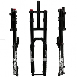 BaiHogi Mountain Bike Fork Bike Suspension Forks Mountain Bike Fork Downhill Suspension Fork 27.5" 29" Bike Air Suspension Fork 32 1-1 / 8 Straight Steerer 160mm Travel 15mm Thru Axle Manual Lockout Bicycle Fork Bicycle Assembly