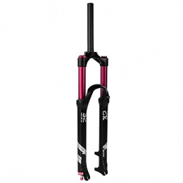 Bktmen Spares Bktmen 140mm Travel Bicycle Air Fork Front Suspension 26 / 27.5 / 29 Inch Magnesium Alloy Mountain Bike Fork，2 Control Options (Color : Straight Manual Lockout, Size : 26 inch)