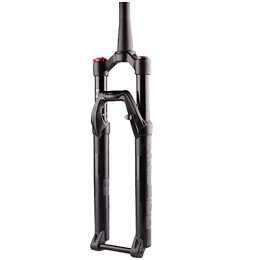 Bktmen Spares Bktmen Bicycle Air Suspension Front Fork Rebound Adjust Tapered Tube 28.6mm QR 15mm Travel 130mm Mountain Bike Forks Aluminum Alloy (Size : 27.5inches)