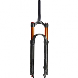 Bktmen Spares Bktmen Mountain Bike Front Forks Straight / Tapered Tube Rebound Adjustment Air Suspension Front Fork Manual / Remote Lockout (Color : Tapered Manual, Size : 26 inches)