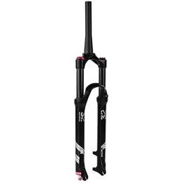 MabsSi Mountain Bike Fork Black Bicycle Air Fork 26 27.5 29 Mountain Bike Front Fork Suspension Plug With Rebound Damping Magnesium Alloy(Size:27.5ER, Color:TAPERED MANUAL LOCKOUT)