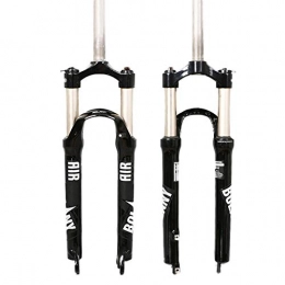 BOLANY Spares BOLANY 【UK STOCK】 26 / 27.5 / 29 Mountain Bike Suspension Fork, Straight Tube 28.6mm QR 9mm Travel 110mm Manual / Crown Lockout Disc Brake MTB Mechanical Forks Expander&Top Cap(XC / AM / FR)