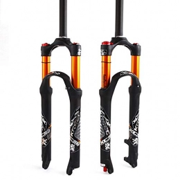 BUCKLOS Spares BUCKLOS UK-STOCK 26 27.5 29in Mountain Bike Air Fork, 100mm Travel MTB Suspension Forks with Rebound Adjust, 1-1 / 8 Straight Tube Threadless Ultralight Gas Shock Absorber fit XC / AM / FR Cycling