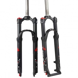 BUCKLOS Spares BUCKLOS UK-STOCK 26 27.5 29inch Mountain Bike Fork, 100mm Travel 1-1 / 8 MTB Suspension Forks Rebound Adjust, Durable Aluminum Alloy Front Fork Straight Tube Threadless fit Mountain / Road Bicycle