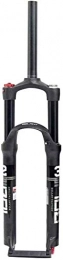 BZLLW Mountain Bike Fork BZLLW Bicycle Fork, Bicycle Suspension Fork 26 Inch 27.5" 29ER, 1-1 / 8" Straight Tube Steerer Shoulder Control Disc Brake Travel 100mm, Straight Tube (Size : 26in)