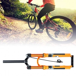 CUTULAMO Mountain Bike Fork CUTULAMO 26in Bike Front Fork, Bike Front Fork Good Locking Control Silent Driving Anti‑scratch Lubricating Coating for 26in Mountain Bike