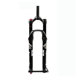 NEZIAN Mountain Bike Fork Cycling Mountain Bike Front Fork 26 27.5 29 Inch Thru Axle 15mm MTB Air Suspension Fork Travel 170mm Rebound Adjust 28.6mm Manual Lockout Aluminum Alloy ( Color : Straight manual , Size : 29inch )