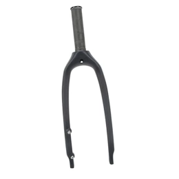 Demeras Mountain Bike Fork Demeras Mountain Bike Fork, Lightweight Carbon Fiber Stable 4.37in Top Tube Road Bike Front Fork Professional for Folding Bike