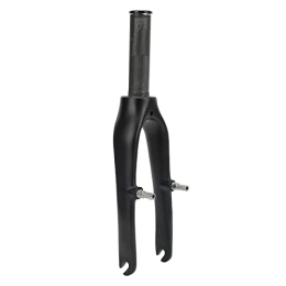 Demeras Spares Demeras Road Bike Fork Carbon Fork 4.4in Upper Tube T800 Carbon Fiber Fork with Pins for 1.1in Straight Head Tube Folding Bike