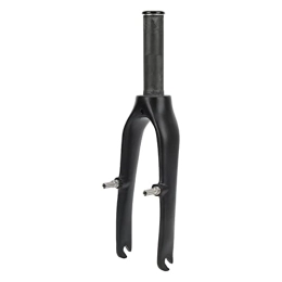 Dewin Spares DEWIN Bike Front Fork 2.9in Lower Fork Open 4.4in Upper Tube Carbon Fiber Fork for 1.1in Straight Head Tube Folding Bike