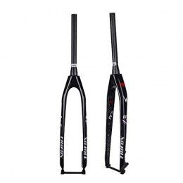 DFBGL Spares DFBGL 27.5 / 29 Inch Mountain Bike Front Fork, Bicycle Front Fork / Carbon Fiber Hard Fork / Cone Tube 28.6 * 39.8 * 300mm / Opening 100mm / Suitable For Mountain Bike