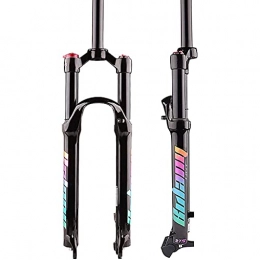 DFBGL Spares DFBGL MTB Front Fork 26 / 27.5 / 29 Inch Bicycle Suspension Fork, Ultralight Cycling Fork, 120MM Travel, Disc Brake, 9MM Quick Release, Black-27.5inch