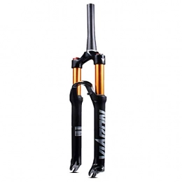 DPG Mountain Bike Fork DPG 26 / 27.5 / 29"air fork bicycle suspension fork bicycle shock absorber suspension air pressure front fork stroke 120mm, 9Mmqr mountain bike suspension fork, 29" straight remote