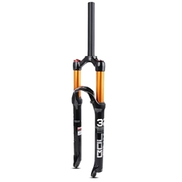 Dunki Mountain Bike Fork Dunki Air Suspension Fork 26 / 27.5 / 29inch Disc Brake Fork Travel 100mm 28.6mm Straight Tube QR 9mm Manual / remote Lockout Aluminum Alloy XC Mountain Bike Front Forks (Straight manual)